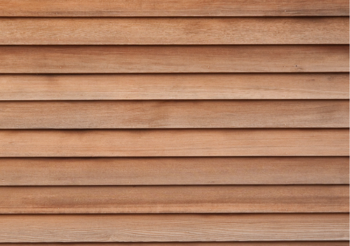 close up of wood siding